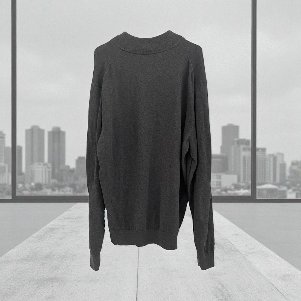 Cutter & Buck Gray Quarter-Zip Sweatshirt Size XL Tall - Picture 5 of 9